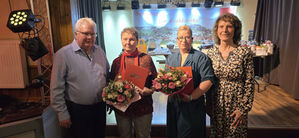 Bildmitte: Die beiden Jubilarinnen Sigrid Tschertner und Alexandra Tofote-Messerschmidta